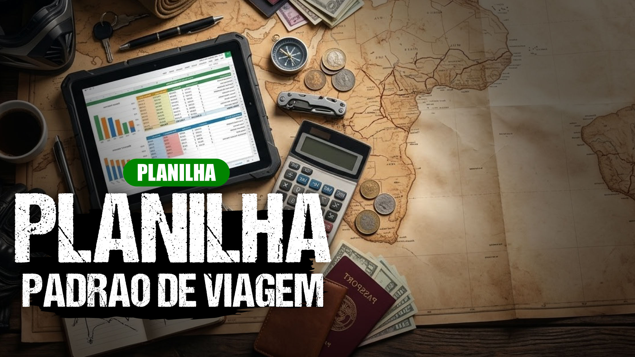 Planilha padrão para viagem auto-guiada